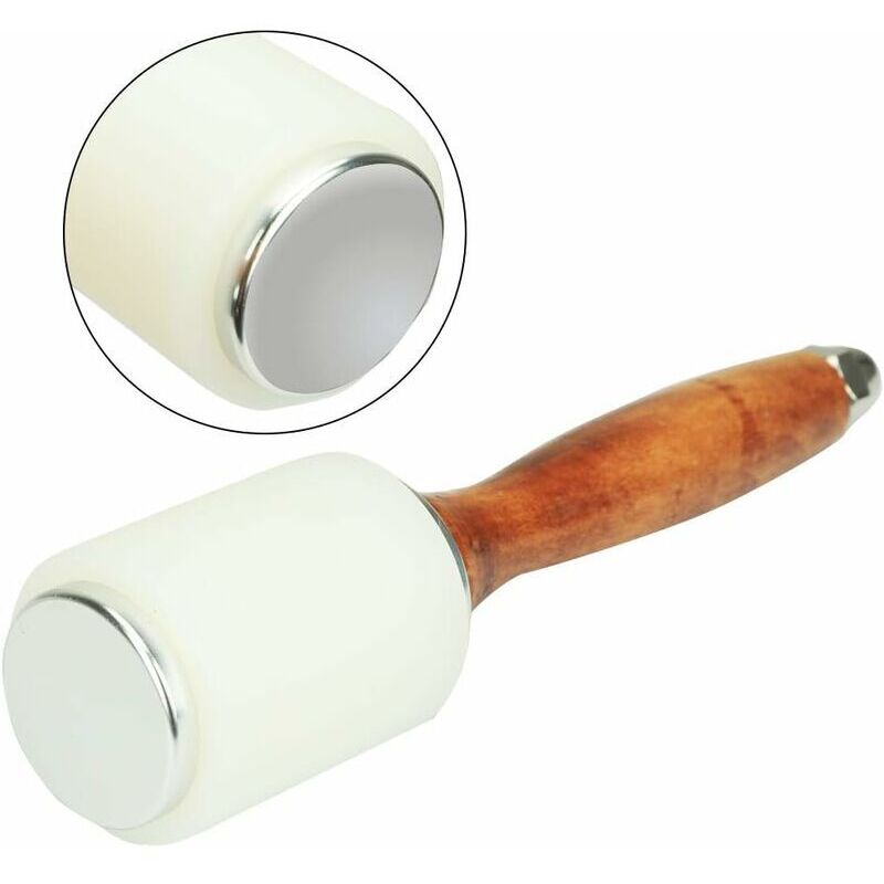 Holzhämmer Lederhammer Für Die Lederbearbeitung, Rindslederhammer Zum Nähen Holzkopfhammer Für Diy-lederarbeit Mit Holzgriff, Hammer Für Lederschnitzerei
