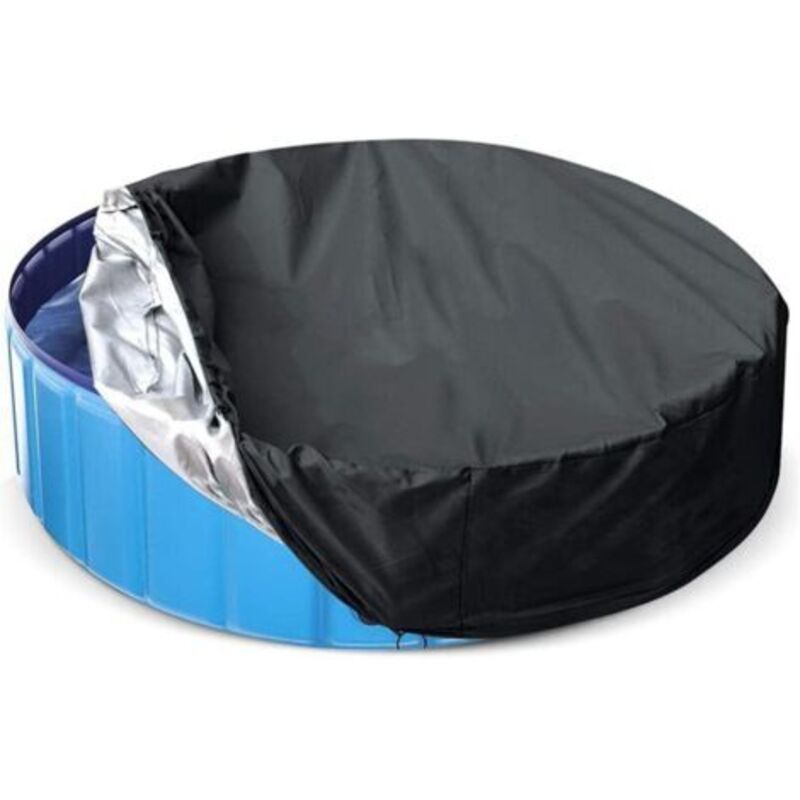 Poolabdeckung Für Die Überwinterung - Schutzhülle Für Pools - Abdeckung Für Runde Pools - Zubehörset Für Tragbare Spas - Faltbar, Uv- Und Witterungsbeständig - 200 Cm X 30 Cm