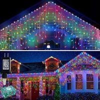 10 M 300 Led Für Den Außenbereich, Weihnachtslichterkette, 8 Modi, Wasserdichte Lichterkette Für Schlafzimmer, Pavillon, Garten, Hochzeitsfeier, Bunte Winterdekoration