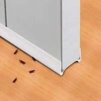 Flexibles Pvc-dichtungsband Für Türunterkante – Türbodendichtung – Effektive Dichtung Für Türunterkante, Zuschneidbar – Weiß, 96 Cm