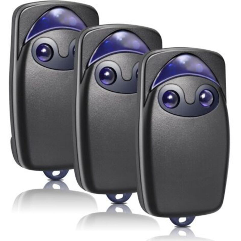 3-teiliges Torfernbedienung, 433,92 Mhz Garagentor-fernbedienung Kompatibel Mit Flo2r-s, Floxir Floxir Flox2r Oxygène Ox2, 2 Kanäle
