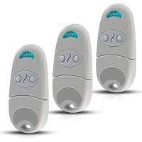433,92 Mhz Torfernbedienung – Kompatibel Mit T0p432na – 2 Kanäle, 3 Fernbedienungen – Für Automatisierte Garagentore & Tore