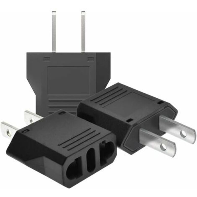 3-teiliger Reiseadapter – Universalstecker Für Usa, Kanada, Japan – Schnelles Laden Mit 1500 W – Zertifizierte Sicherheit Nach Rohs Und Ce