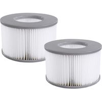 2er-pack Ersatzfilter Ms-pa Für Whirlpools, Kompatibel Mit Allen Aktuellen Ms-pa Filterkartuschen Und Aufblasbaren Pools Fd2089 (verbesserte Version) H489