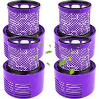 4er-pack Filter Kompatibel Mit Dyson V10, Staubsaugerzubehör, Zyklon-ersatzteil Für Staubsaugende Waschmaschinen, Total Clean
