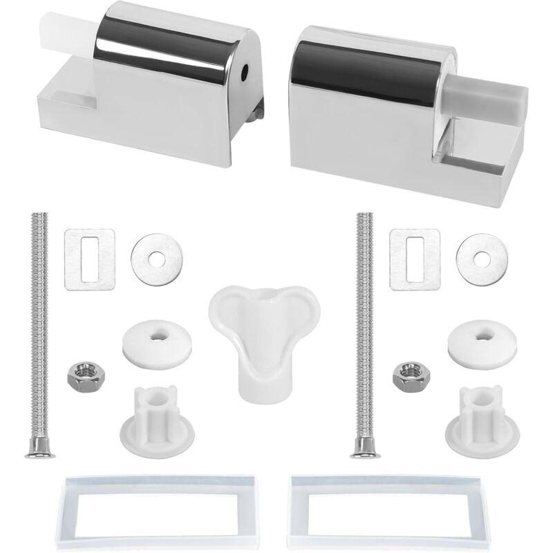 Befestigungselemente Für Wc-deckel, Universelles Scharnier-set Für Wc-sitz Mit Soft-close-funktion, Ersatz-befestigungsset