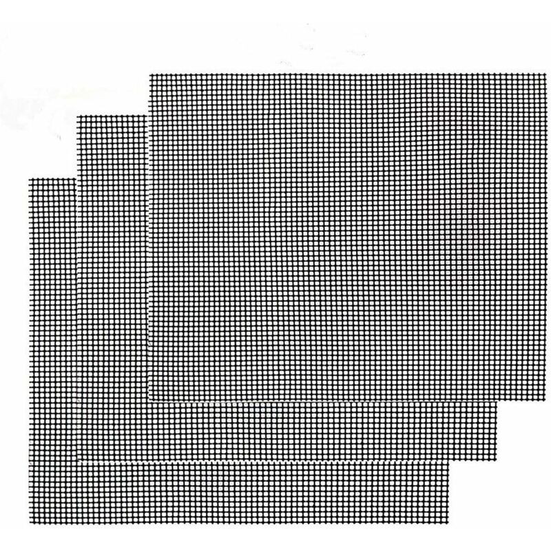 Grillmatte Antihaft 3 Stück – Wiederverwendbares, Hitzebeständiges Grillblech Für Indoor- Und Outdoor-grills