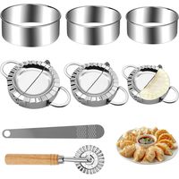 8-teiliges Ravioli-formset, Teigtaschenformer Aus Edelstahl, Küchenutensilien, Gyoza-zubehör, Ravioli-ausstecher, Geeignet Für Wraps, Pasteten Und Knödel
