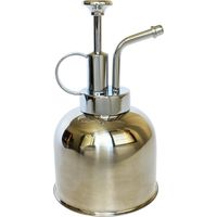 Edelstahl-sprühflasche Für Pflanzen – Kleine Gießkanne – Moderne Gartenwerkzeuge Für Topfpflanzen Im Innenbereich – Bewässerung Und Besprühen (glänzendes Silber, 0,3 L)