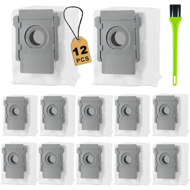 12 Ersatzbeutel Für Irobot-staubsauger, Staubbeutel Für Roomba I7, I7+, I8, I8+, I3, I3+, I4, I4+, I6, I6+, J7, J7+, S9, S9+