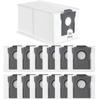 36 Stück Staubsaugerbeutel Für Dreame L10s Ultra Gen 2 / L10s Pro Ultra Heat / X30 L40 Ultra / X40 X50 Ultra Complete, Mova E30 Ultra / P50 Pro Ultra Ersatzbeutel Zubehörteile 3,2l