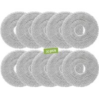 30 Stück Wischmopp-zubehör Für Dreame L10s Ultra Gen 3/gen 2/l10s Pro Ultra Heat/x40/x50 Ultra Complete/l10s/l40/x30, Für Ecovacs T50 Pro Omni Gen2/t50 Omni, Für Roborock Qv 35a/qrevo S5v