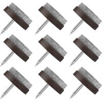 Nagelbare Stuhlgleiter, 80 Stück Möbelgleiter-nägel, Runde Gleiter 22mm, Stuhl-filzgleiter, Möbelfilz-pads Zum Schutz Der Tisch- Und Stuhlbeine H163