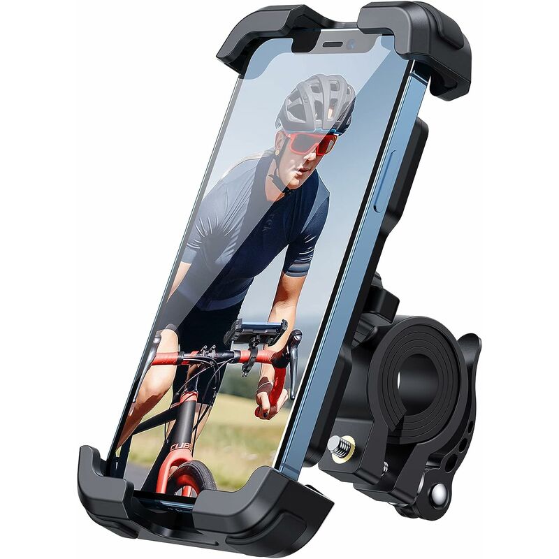 Motorrad-handyhalterung, Fahrrad-handyhalterung – Verstellbare Handyhalterung, Lenkerklammer Für Roller Und Fahrrad, Kompatibel Mit Iphone 14 Plus/pro Max/13, Galaxy