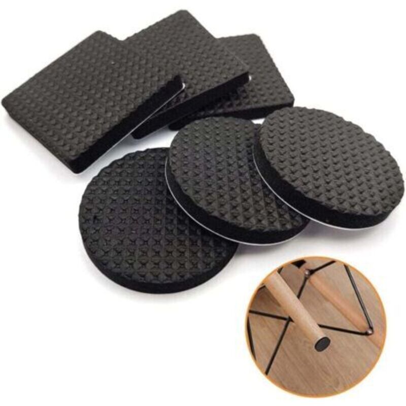 Patins 60 Stück Rutschfeste Gummipads, Gummifüße Selbstklebende Möbelschoner, Möbelgleiter