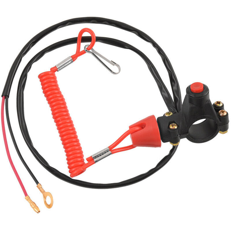 7/8" 22mm Lenker 2-adern Notausschalter Ersatz Für 110cc 125cc Taotao Dirt Pit Bike Atv Quad Trail Bike