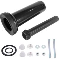 Set De Raccordement Pour Wc Mural, 180 Cm Kit Complet De Joint Et Tuyau De Vidange (kit Complet, 180 Cm)