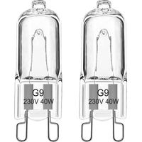 Halogen-glühbirne G9 Für Backofen, 40w 230v, Dimmbare Ofenlampe G9, Hitzebeständig Bis 300°c, Für Aeg/neff/whirlpool/smeg/bosch, Mikrowelle, Warmweiß 2700k, 2er-pack