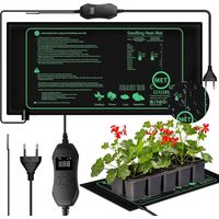 Heizmatte Für Pflanzen, 50w Heizmatte Für Setzlinge, Wasserdichte Heizmatte, Heizmatte Mit Thermostat, Heizdecke Für Pflanzen Und Amphibien, 25 X 52,5 Cm