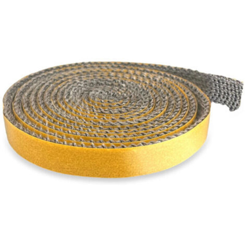 Joint Insert Cheminée, Selbstklebendes Geflochtenes Dichtband Für Ofen, Hitzebeständige Dichtung (3mm X 15mm X 3m)