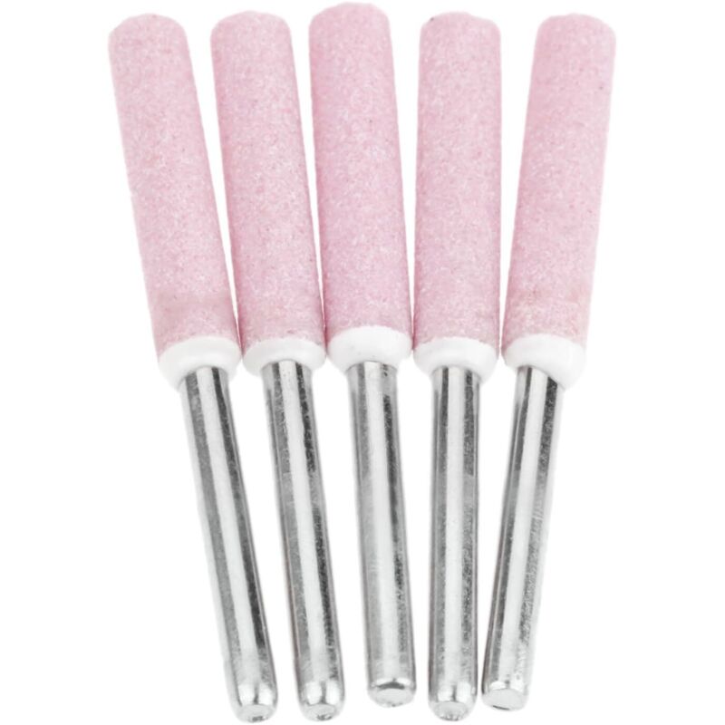 5er-set Feilen Zum Schärfen Von Kettensägen, 4,8 Mm Schleifkopf