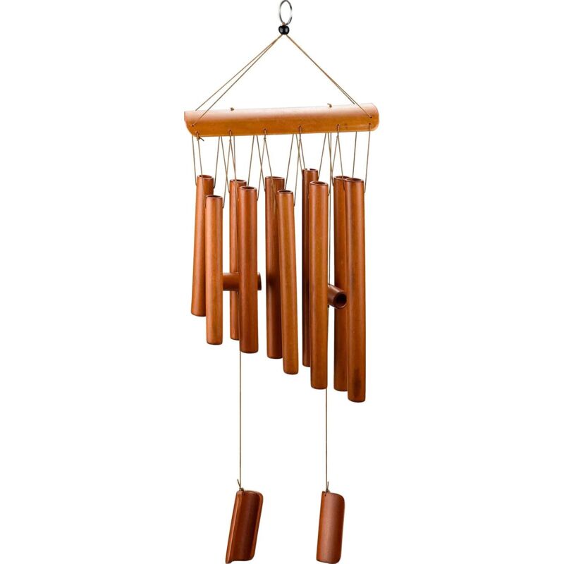 Bambus-windglocken, Holz-windglocken, Bambus-windglocken Für Den Außenbereich, Ideal Für Die Dekoration Von Innenräumen, Gärten, Terrassen Und Häusern.
