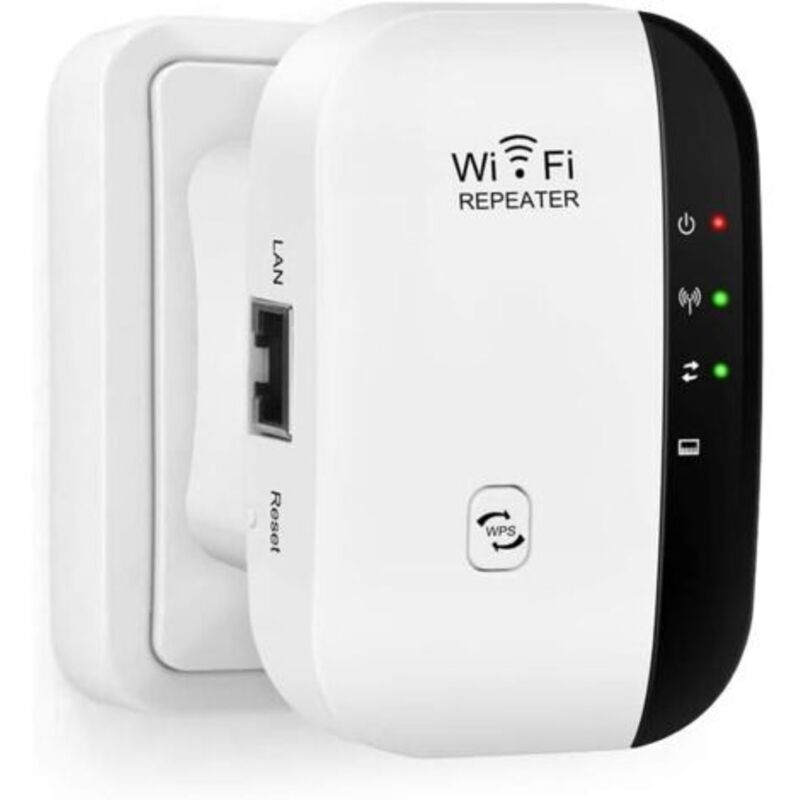 Wlan-repeater, Drahtloser Signalverstärker 300 Mbps 2,4 Ghz Mit Ap/rp- Und Wps-funktionen, Kompatibel Mit Allen Internet-routern