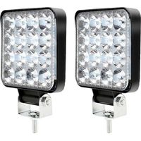 Led-arbeitsleuchte 12 V, 48 W, 6500 K, Ip67 Wasserdicht, Hochfest, Für Traktor, Lkw, Motorrad, Boot, Suv, 2 Stück