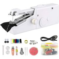 Tragbare Nähmaschine, Mini Elektrische Nähmaschine Für Erwachsene, Einfach Zu Bedienen Für Anfänger, Schneller Stich Geeignet Für Kleidung, Stoffe Und Bastelarbeiten (2)