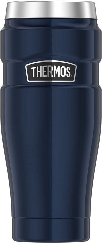 THERMOS Thermobecher Stainless King, 1-tlg., Edelstahl, DrinkLock – Verschlusssystem, 100% dicht