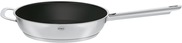 RÖSLE Bratpfanne ELEGANCE, Edelstahl 18/10 (1-tlg), mit Antihaftversiegelung, spülmaschinengeeignet, Induktion