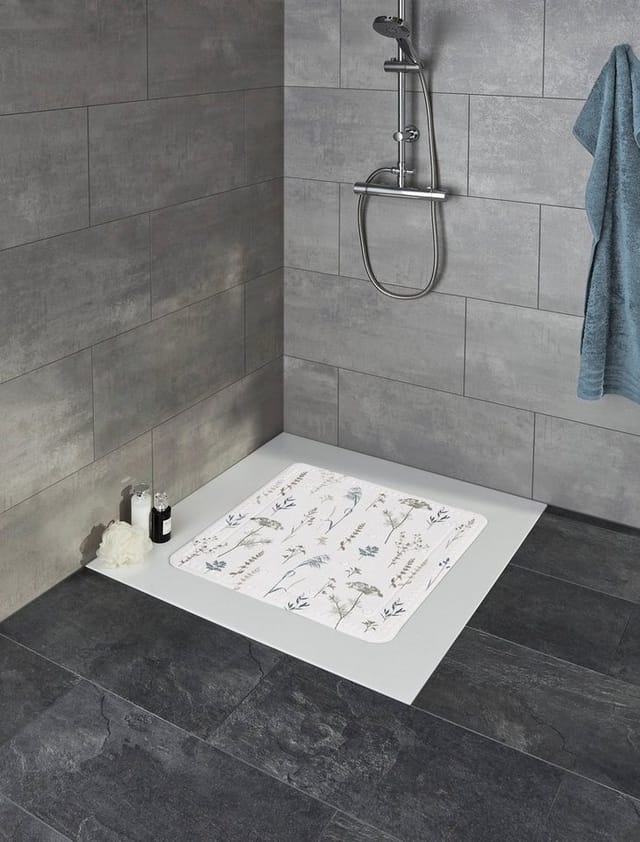 Kleine Wolke Duscheinlage Savannah, B: 55 cm, L: 55 cm, mit Saugnäpfen