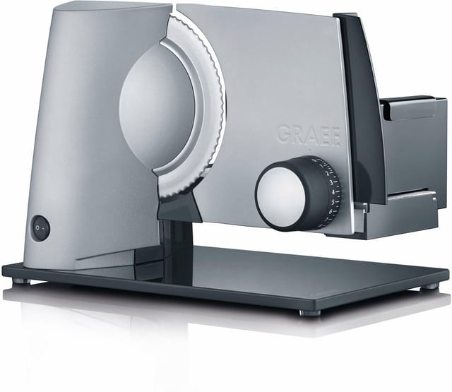 Graef Allesschneider SLICED KITCHEN SKS S32000, 170 W, Vollmetallgehäuse mit Glasbodenplatte