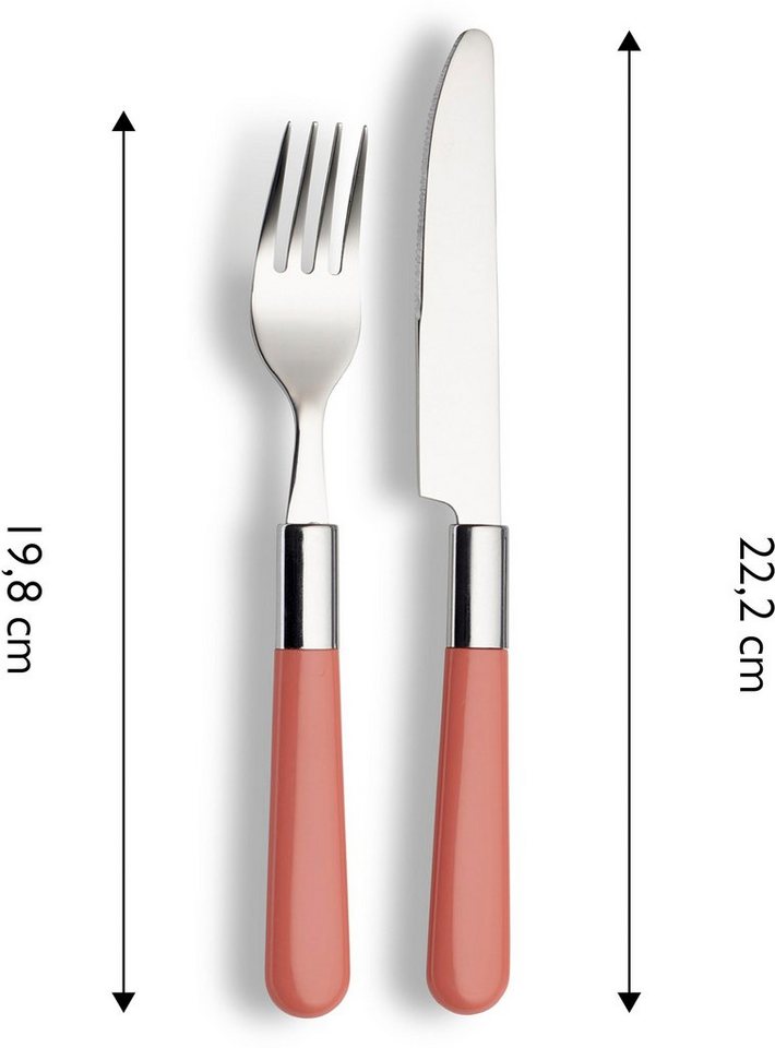 ECHTWERK Besteck-Set Bistro Besteck Set, Campingbesteck (16-tlg), 4 Personen, Edelstahl 18/0, Picknickbesteck Bild 2