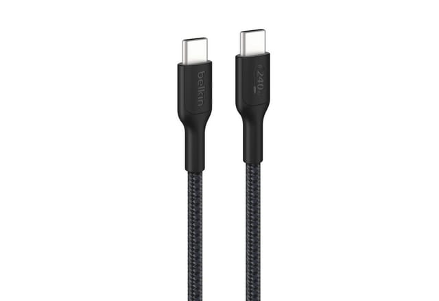 Belkin BoostCharge Pro USB-C / USB-C geflochten 240 W USB-Kabel, USB-C, (100 cm)