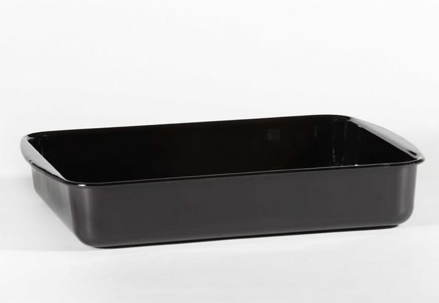 Krüger Auflaufform, Emaille, (1-St), Außenmaße: 45 x 31 x 7,5 cm, Volumen ca. 5,0 Liter