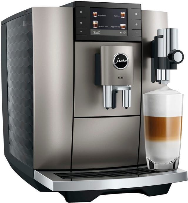 JURA Kaffeevollautomat 15712 E8 Midnight Silver (ED)