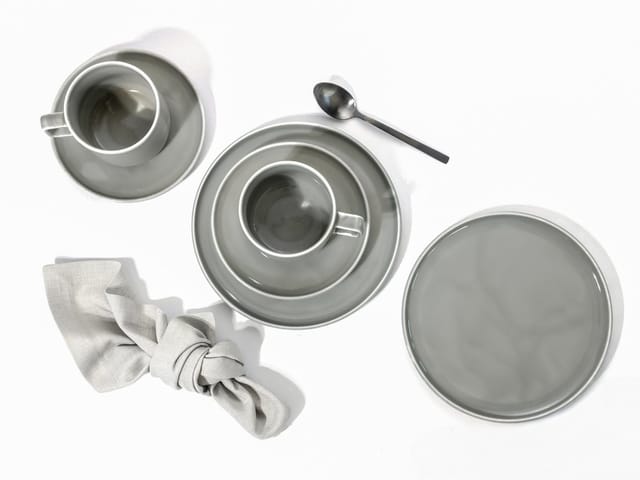 CreaTable Kaffeeservice Chef Collection (18-tlg), 6 Personen, Porzellan, Service, nordisches Design, 18 Teile, für 6 Personen