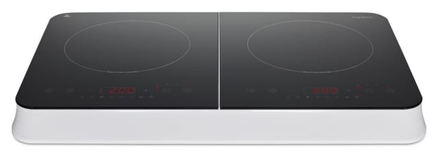 Medion® Doppel-Induktionskochplatte MD 18493, 3500 W Induktionsleistung, automatische Topferkennung, Timer, Temperaturbereich 60 - 240°, Sensor-Touch-Display