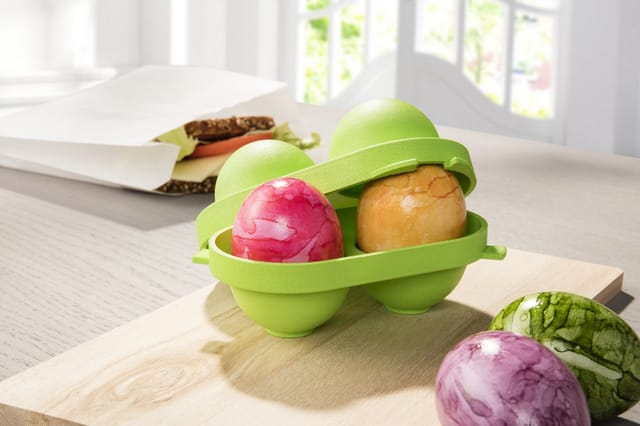 Ruco Lunchbox Eierbox, 2er Set, Kunststoff, (2-tlg), Transportbox, Eierkorb, Made in Germany
