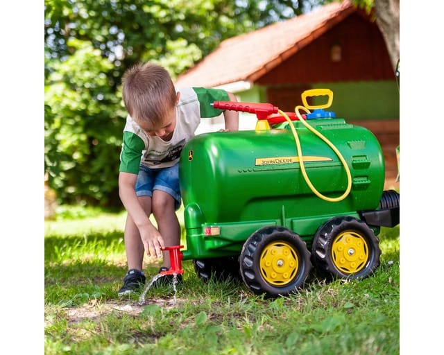 rolly toys® Kinderfahrzeug-Anhänger John Deere, Tanker für Trettraktoren