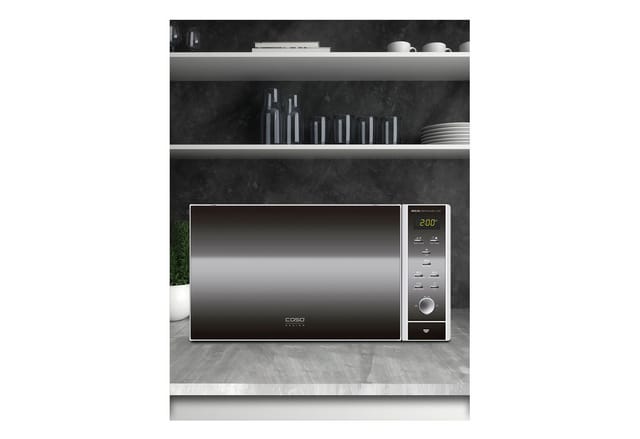 Caso Mikrowelle 3371 MCG 30 Ceramic Chef, Grill, Heißluft, Mikrowelle, 30 l, Mit Grill-Rost garen auf 2 Ebenen