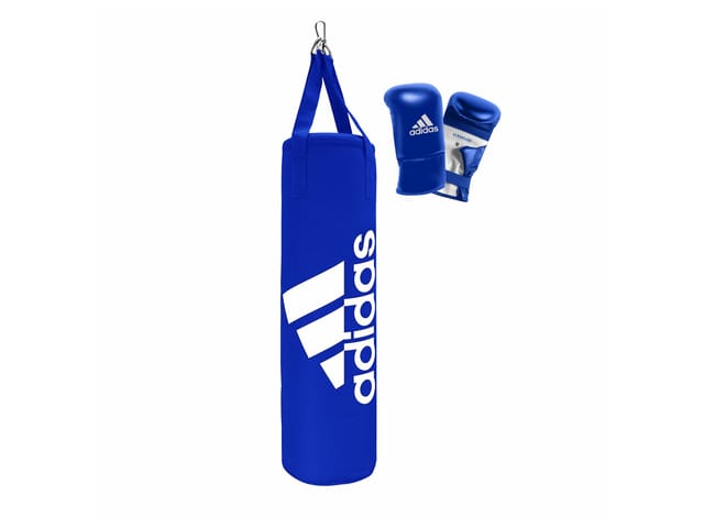 adidas Performance Boxsack Blue Corner Boxing Kit (Set, 2-tlg., mit Boxhandschuhen)