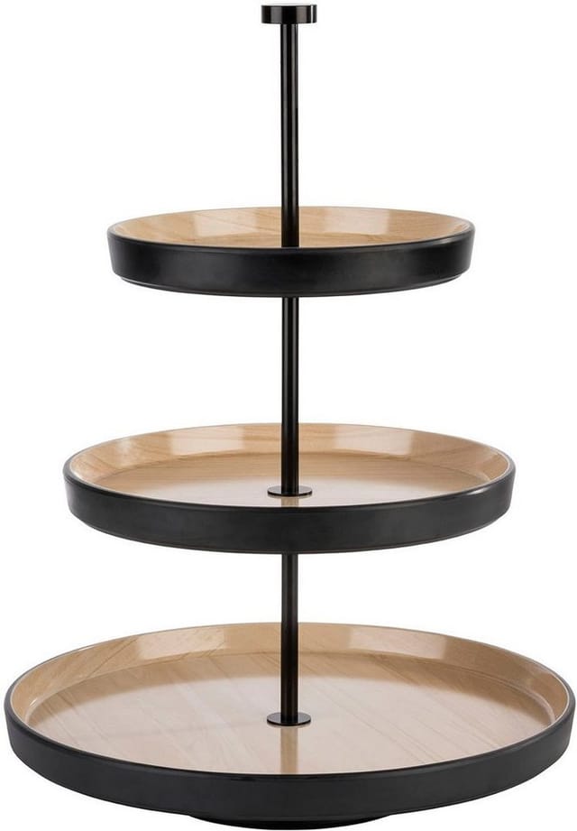 APS Etagere Frida, Melamin, Metall, (4-tlg), vielseitige Nutzung möglich, 3-stufig