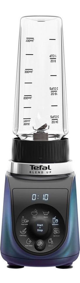 Tefal Standmixer BL19H4 Blend Up, 1000 W, 8 automatische Programme, kompakt, Silence-Modus