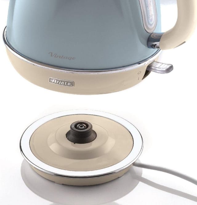 Ariete Wasserkocher Vintage 2869 blau, 1,7 l, 2200 W