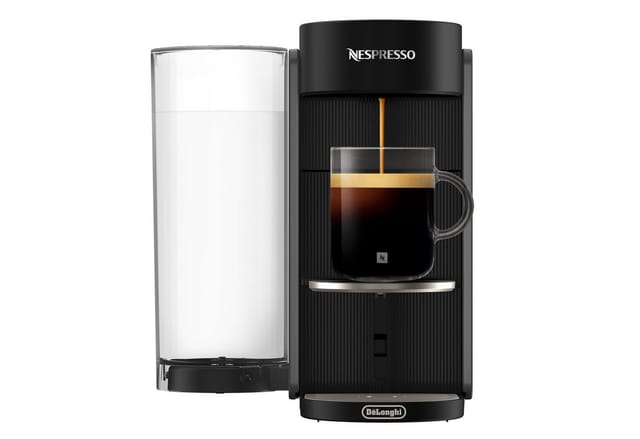 NESPRESSO Kapselmaschine Vertuo Up ENV200.GY von DeLonghi, 3 Sekunden Aufheizzeit, One Touch Kaffee Zubereitung, für 5 Tassengrößen, kompaktes Design