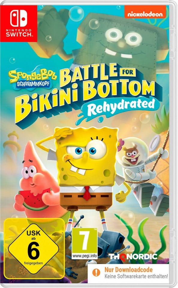 SpongeBob SquarePants: Battle for Bikini Bottom - Rehydrated Nintendo Switch, Code in a Box