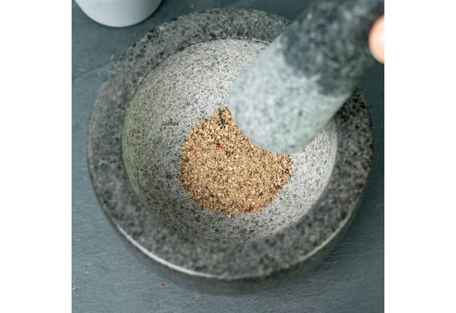 WESTMARK Mörser, (Set, 2-tlg), Natur-Granit