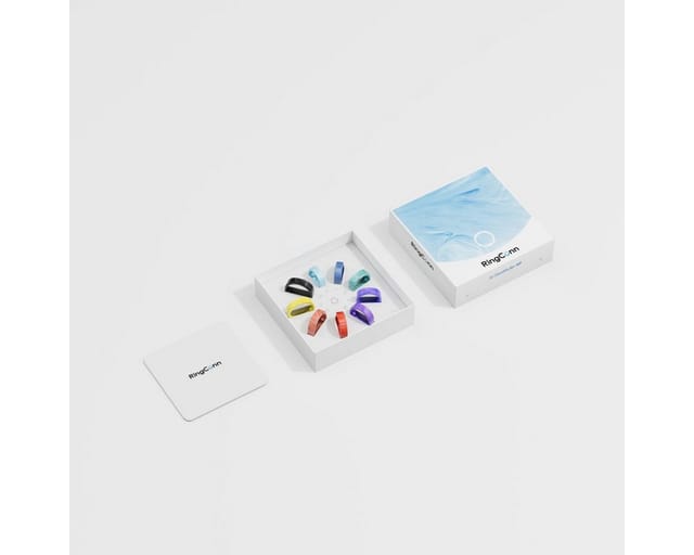 RingConn Activity Tracker GEN2 und Air Sizing Kit, vor der Ringbestellung die Größe ermitteln (Enthält 9 maßstabsgetreue Ringe in den Größen 6 bis 14), Teste die Größe an deinem bevorzugten Finger